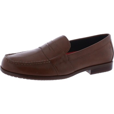 Мужские мокасины со съемной стелькой Rockport CLL2 Penny Leather BHFO 7463