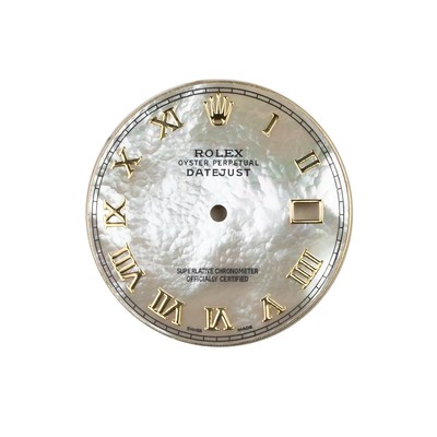 Custom Rolex Mother of Pearl MOP Roman Datejust 36mm Dial for 16233