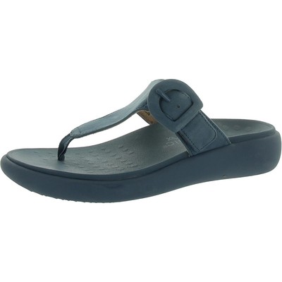 Vionic Womens Activate Blue Suede Slide Sandals Shoes 6.5 Medium (B,M) BHFO 1820