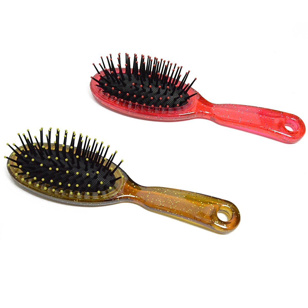 Doll Hairbrush In Gold Glitter For 18 Inch Dolls Like American