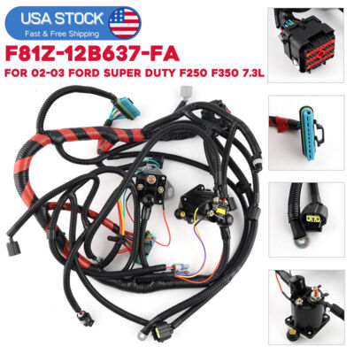 Engine Wiring Harness For 2002 2003 Ford Super Duty 7.3 Powerstroke Turbo Diesel
