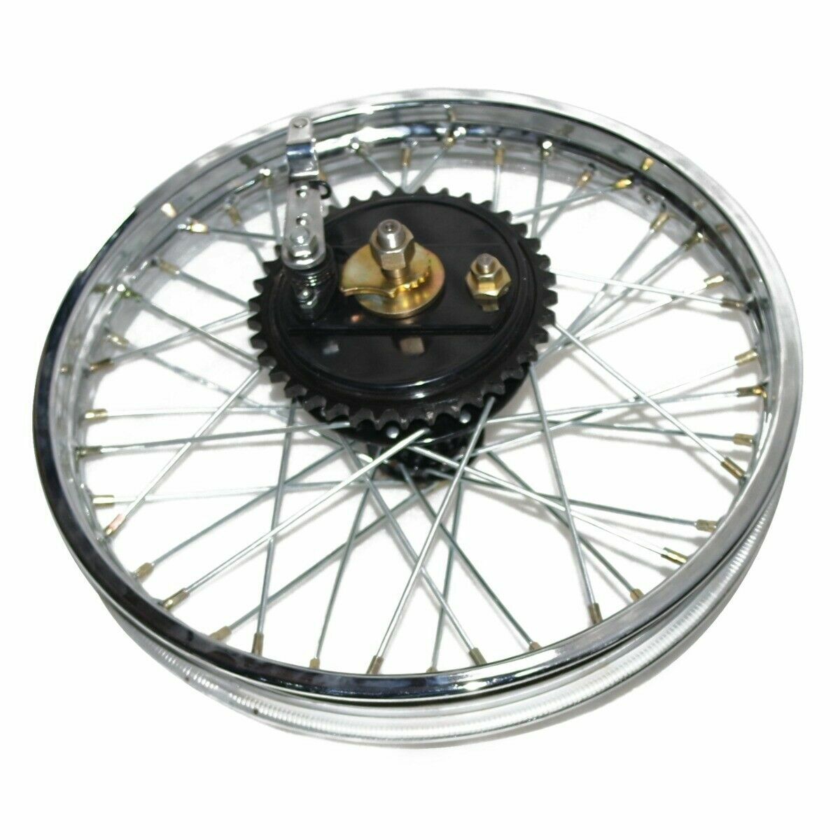 Fits Royal Enfield BSA Rear Wheel Rim 19'' Complete + Spoke Half + Hub 