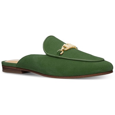 Женские мокасины MICHAEL Michael Kors Tiffanie Green 7,5 среднего размера (B,M) BHFO 9673