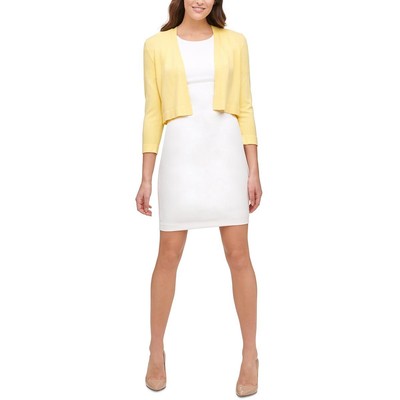 

Женский желтый многослойный свитер с открытыми плечами Tommy Hilfiger  BHFO 4234, Sunshine