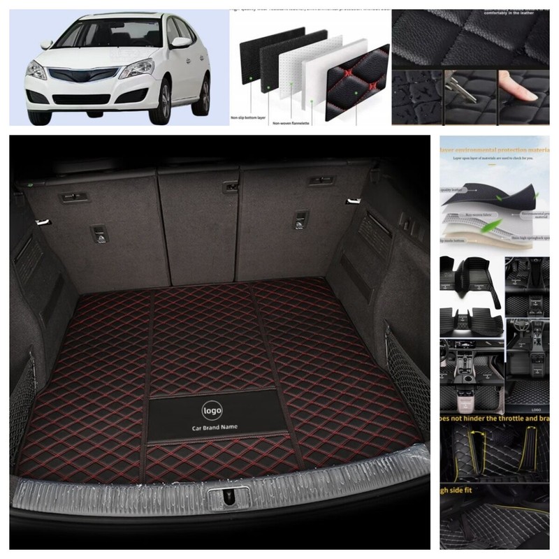 Luxury For Hyundai Elantra EV 2017-2018 Car Floor Mats Foot