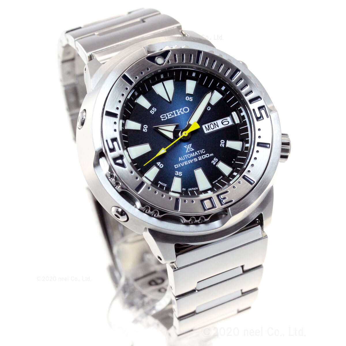 Pre-owned Seiko Prospex Sbdy055 Diver Scuba Mechanical Baby Tuna Automatic Men's Watch