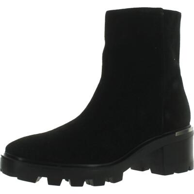 

Женские черные замшевые ботильоны Nine West Remmie, размер 8,5, средний (B,M) BHFO 9326, Black suede