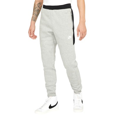 

Мужские флисовые спортивные штаны Nike Heather Grey/Black —