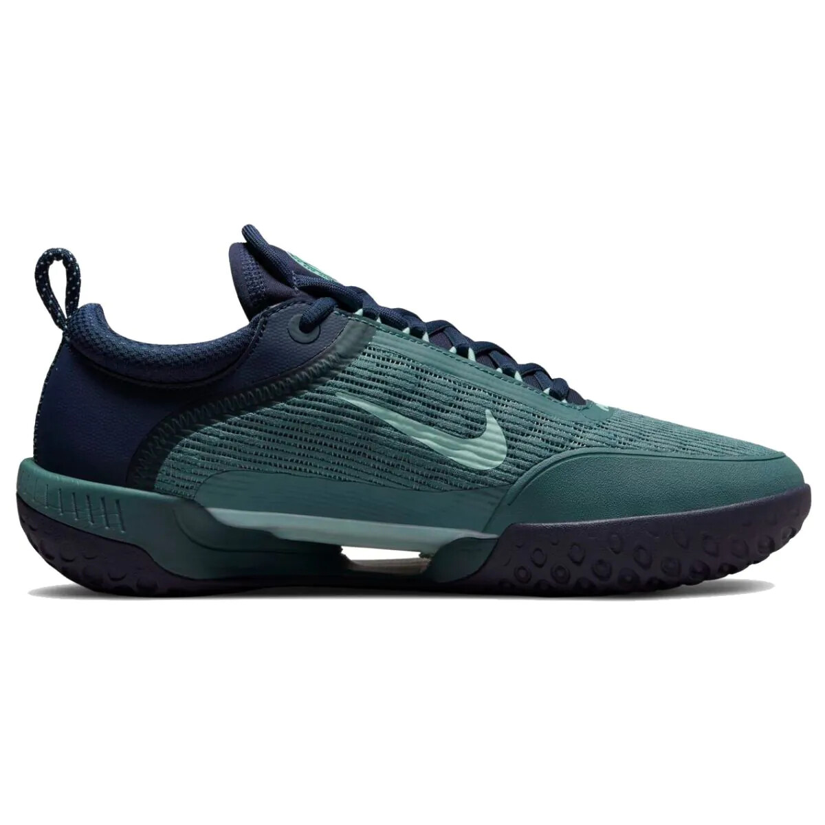 

Мужские теннисные кроссовки Nike Zoom Court NXT HC Obsidian Blue Mint DH0219-410, размер 15, Зеленый, Nike Court Zoom