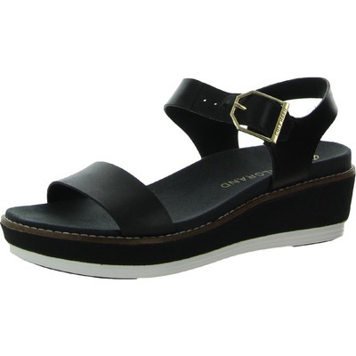 

Женские сандалии на плоской подошве Cole Haan Grand Black 8 Medium (B,M) BHFO 2057, Black leather, Grand