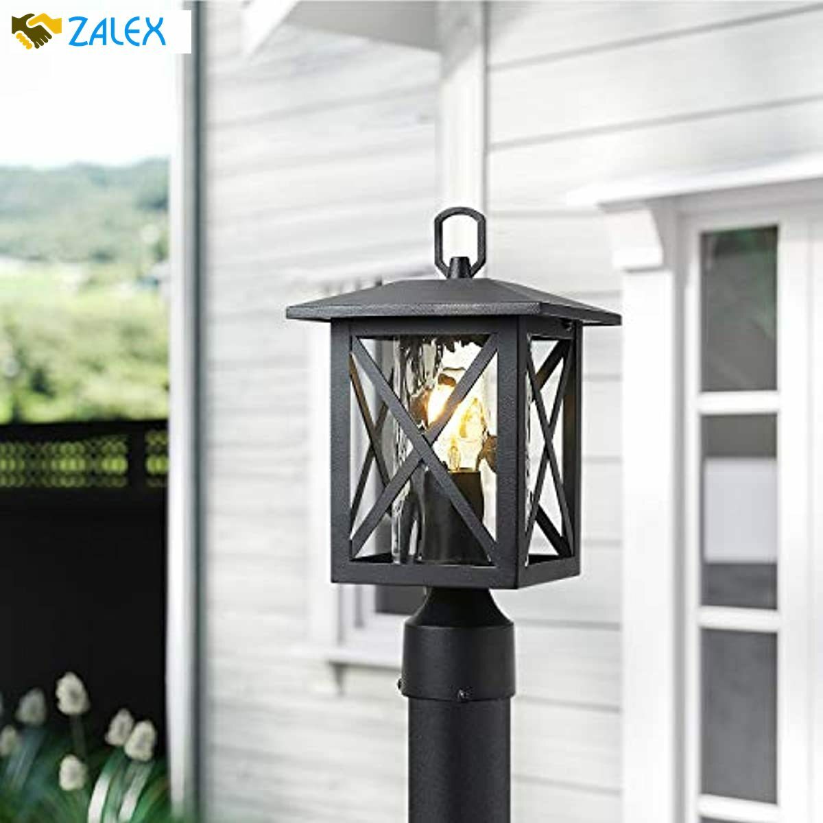 Beionxii Outdoor Post Light Fixtures Twin Pack Exterior