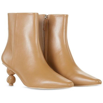 

Женские кожаные ботильоны Cult Gaia Daylee с острым носком BHFO 3288, Camel, Daylee