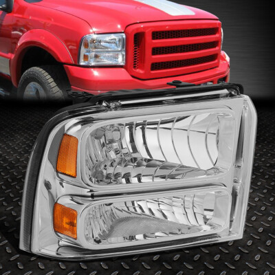 ДЛЯ 05-07 FORD SUPER DUTY F250 OE STYLE ЛАМПА ФАРЫ ПРАВАЯ FO2503217 ХРОМ