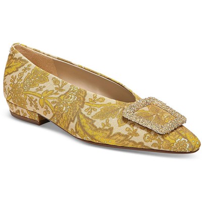 

Sam Edelman Женские слипоны Janina для нарядных вечерних мокасин BHFO 7167, Tumeric fabric, janina