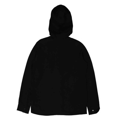Pre-owned Burberry Monogram Motif Viscose Oversized Hooded Top In Black