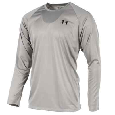 Under Armour UA Men's Tech Long Sleeve T Shirt 1328496 Tee Grey 2XL
