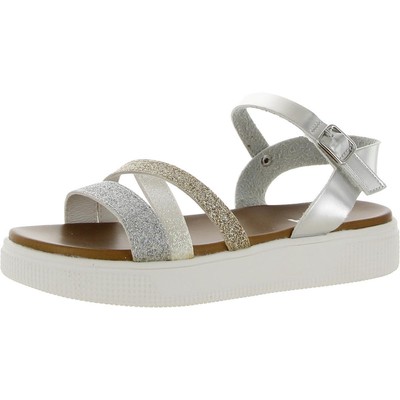 Сандалии Mia Kids Girls Moriah Silver на платформе 3 Medium (B,M) Little Kid 6477