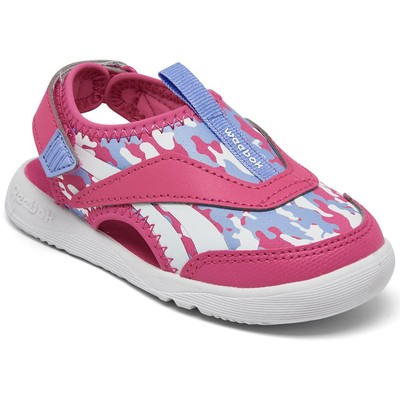 

Reebok Weebok Onyx Coast Повседневная регулируемая обувь без шнуровки с ремешком на пятке BHFO 6148, True pink/pink glow/lilac glow, Weebok Onyx Coast