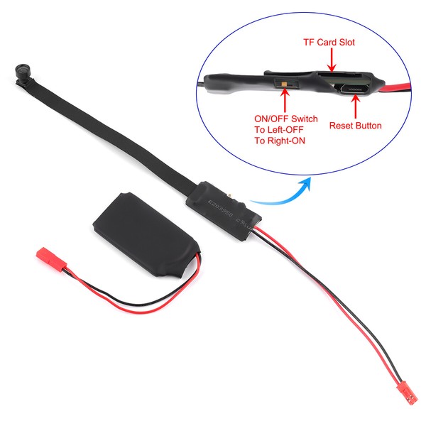 1080P HD Wireless Mini WIFI screw Hidden Nanny Spy DIY Camera Pinhole DVR cam . - Image 15