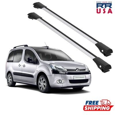 Roof Rack Cross Bars for Citroen Berlingo II 2008-2012 Gray 2 pcs