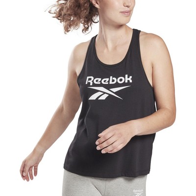 

Женская трикотажная рубашка Reebok Racerback, майка Cami BHFO 3899, Черный