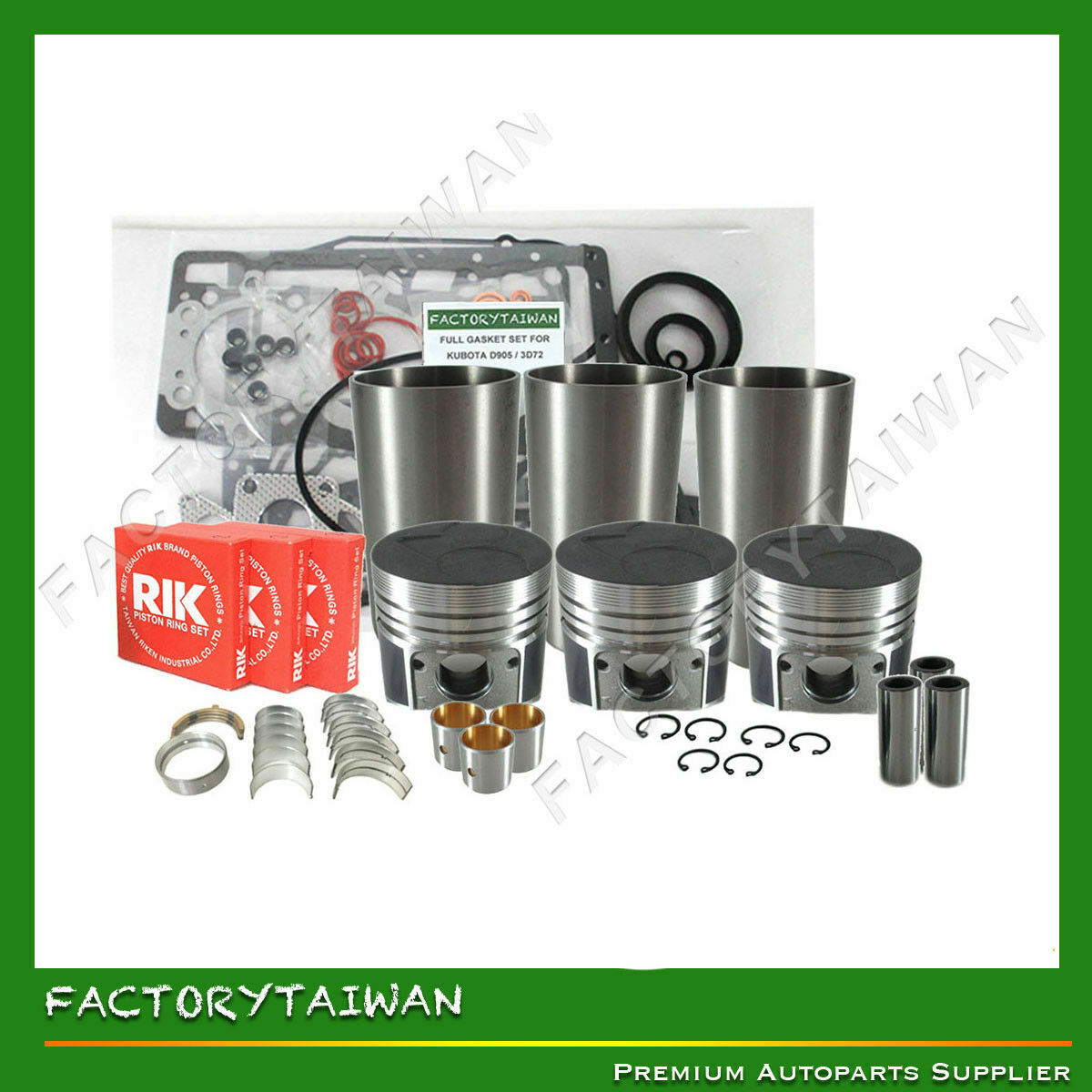 Engine Overhaul Rebuild Kit for Kubota D905 (B1700D, BX2200D) Customizable eBay