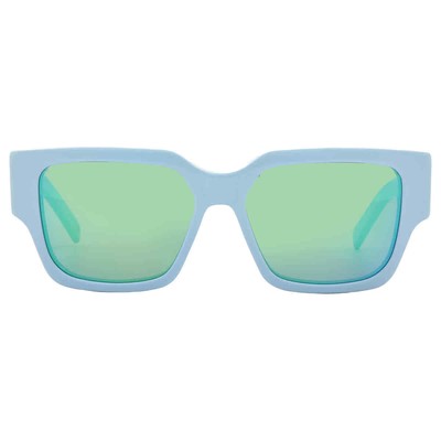 Pre-owned Dior Blue Mirror Square Men's Sunglasses Cd Su 80c7 Dm40079u 84q 55