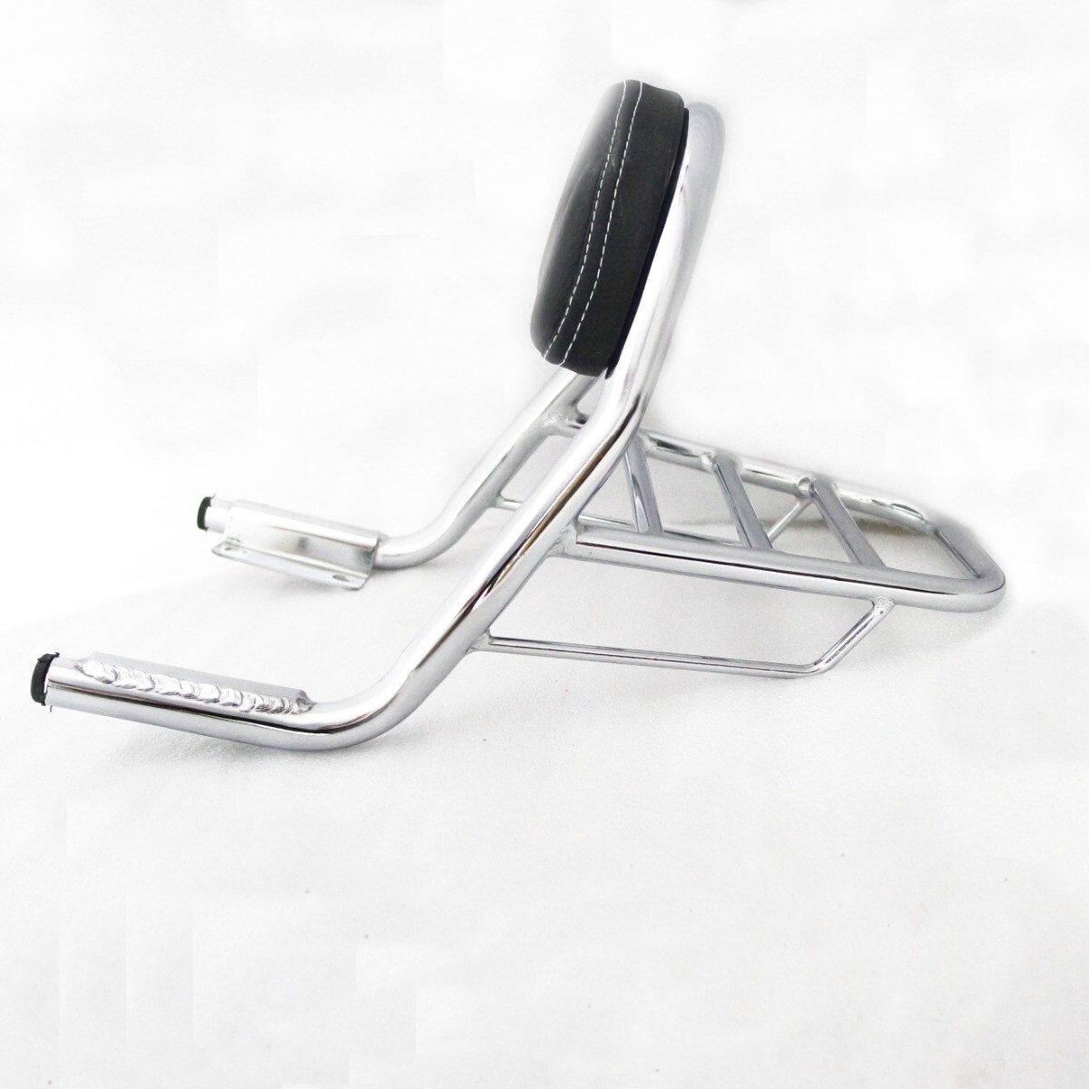 Fits Royal Enfield Twins Interceptor Rear Luggage Rack & Back Rest Cushion  
