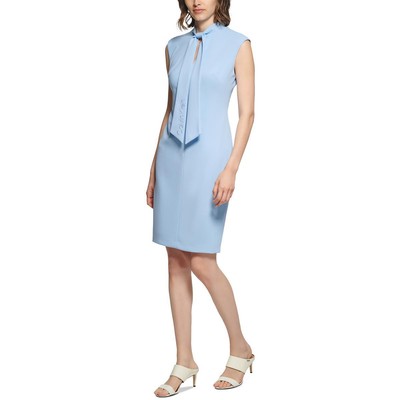 

Женское синее платье длиной до колена с завязками Calvin Klein  BHFO 7847, Serene
