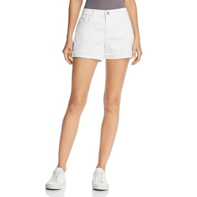 

BLANKNYC] Женские белые шорты Fulton с завышенной талией и необработанным краем  BHFO 6759, Great white