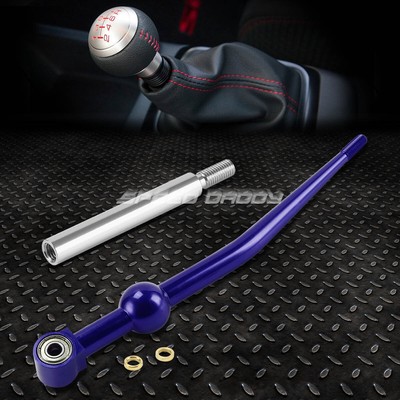 АЛЮМИНИЕВЫЙ КОРОТКОХОДНЫЙ РЫЧАГ ПЕРЕКЛЮЧЕНИЯ ПЕРЕДАЧ MT BLUE + ХРОМИРОВАННЫЙ УДЛИНИТЕЛЬ РЫЧАГА 3,75 ДЛЯ EK EG DC