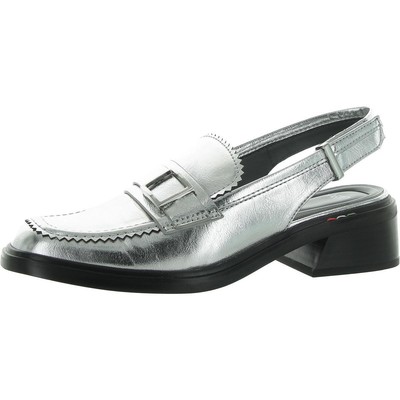 Sarto Franco Sarto Womens Gianna Metallic Slingback Heels Shoes BHFO 6371