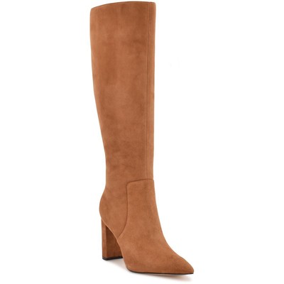 Женские сапоги до колена Nine West Danee Tan 9 Medium (B,M) BHFO 9394