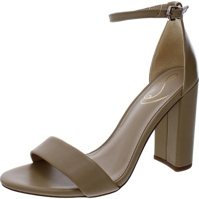 

Женские вечерние сандалии Sam Edelman Yaro Бежевые, туфли 8, средние (B,M) BHFO 3798, Nude leather