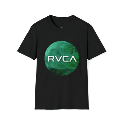 RVCA Outlaw Surf Green Marble Logo T-Shirt