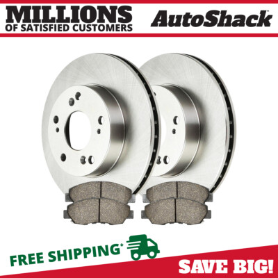Front Brake Rotors & Pads for 2006 2007 2008 2009 2010 2011 Honda Civic 1.8L