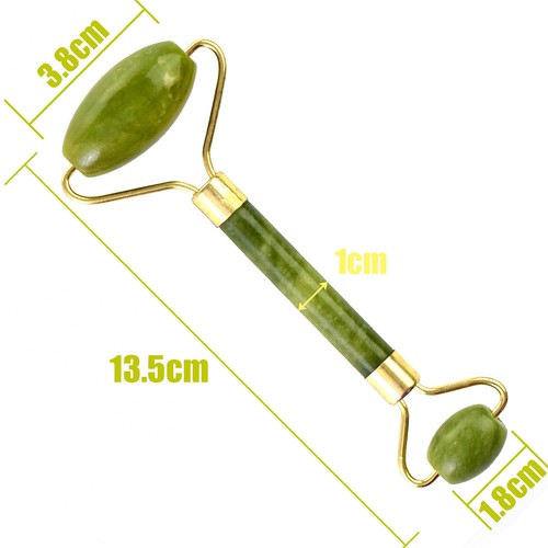 Natural Jade Anti-wrinkle Guasha Facial  Massage Tools Roller Firming Skin GSX 10