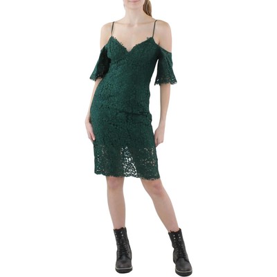 Женское коктейльное платье-футляр из кружева Bardot Karlie Green 0 4 BHFO 0425