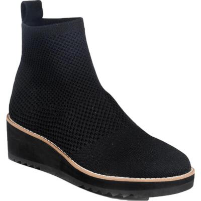 Женские ботильоны Eileen Fisher London черного цвета, размер 6,5, средний (B,M), BHFO 9351