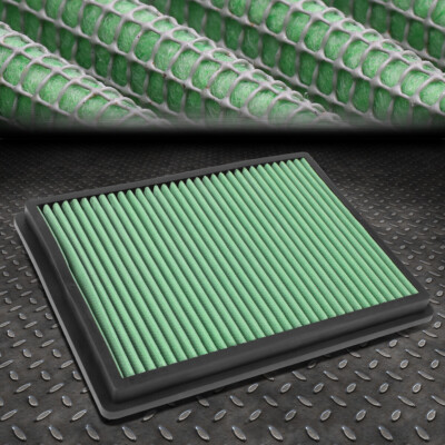 ДЛЯ 2011-2017 DODGE CHARGER/CHALLENGER МОЮЩИЙСЯ ВОЗДУШНЫЙ ФИЛЬТР С ОТКИДНОЙ ЗЕЛЕНОЙ ПАНЕЛЬЮ