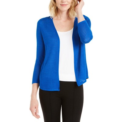 Alfani Женский свитер-кардиган Otto Blue с рукавами 3/4 XL BHFO 1132