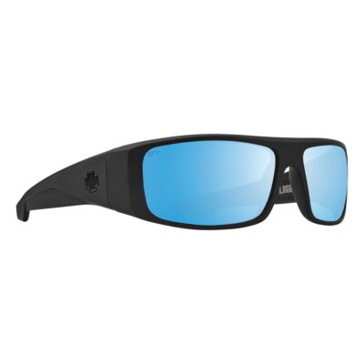 SPY SPY OPTICS MEN'S POLARIZED LOGAN MATTE BLACK SUNGLASSES