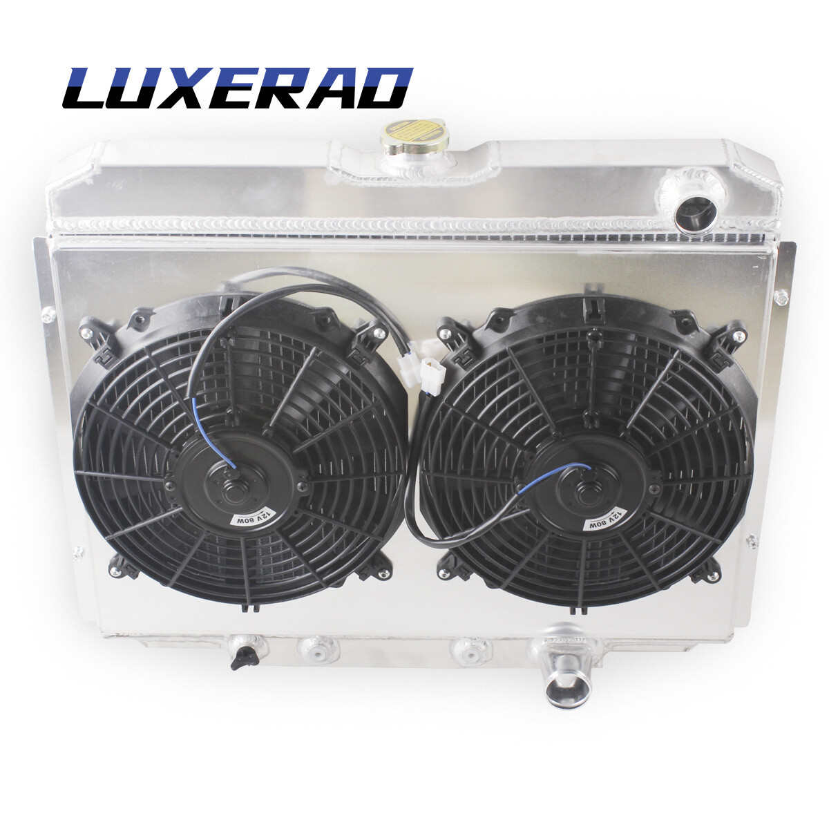 3Row Radiator+Shroud+Fan For Ford Mustang Base/Shelby GT-350/Cougar V8 1967-1970