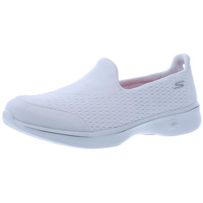 

Белые слипоны Skechers Womens Go Walk 4-Pursuit 10 Medium (B,M) 1652, Белый, Go Walk 4-Pursuit
