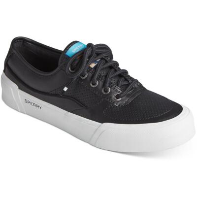 

Женские кожаные топсайдеры Sperry Soletide на шнуровке с круглым носком BHFO 2030, Черный, Soletide