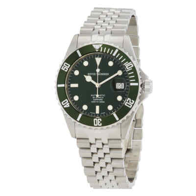 Мужские часы Revue Thommen Diver с автоматическим зеленым циферблатом 17571.2229