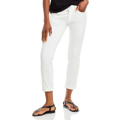 Rag & Bone Womens White High Rise Cropped Denim Ankle Jeans 30 BHFO 4451
