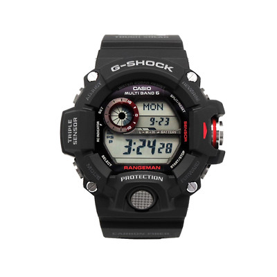 Pre-owned Casio G-shock Gw-9400j-1jf Master Of Rangeman Triple Sensor Ver.3 Gw-9400j-1