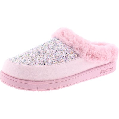 

Розовые шлепанцы Skechers для девочек 3, средний (B,M) Little Kid BHFO 4101, Розовый, 302931