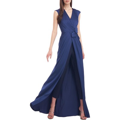 

Женский комбинезон с юбкой Kay Unger New York Lily Navy Party  BHFO 5494, Midnight